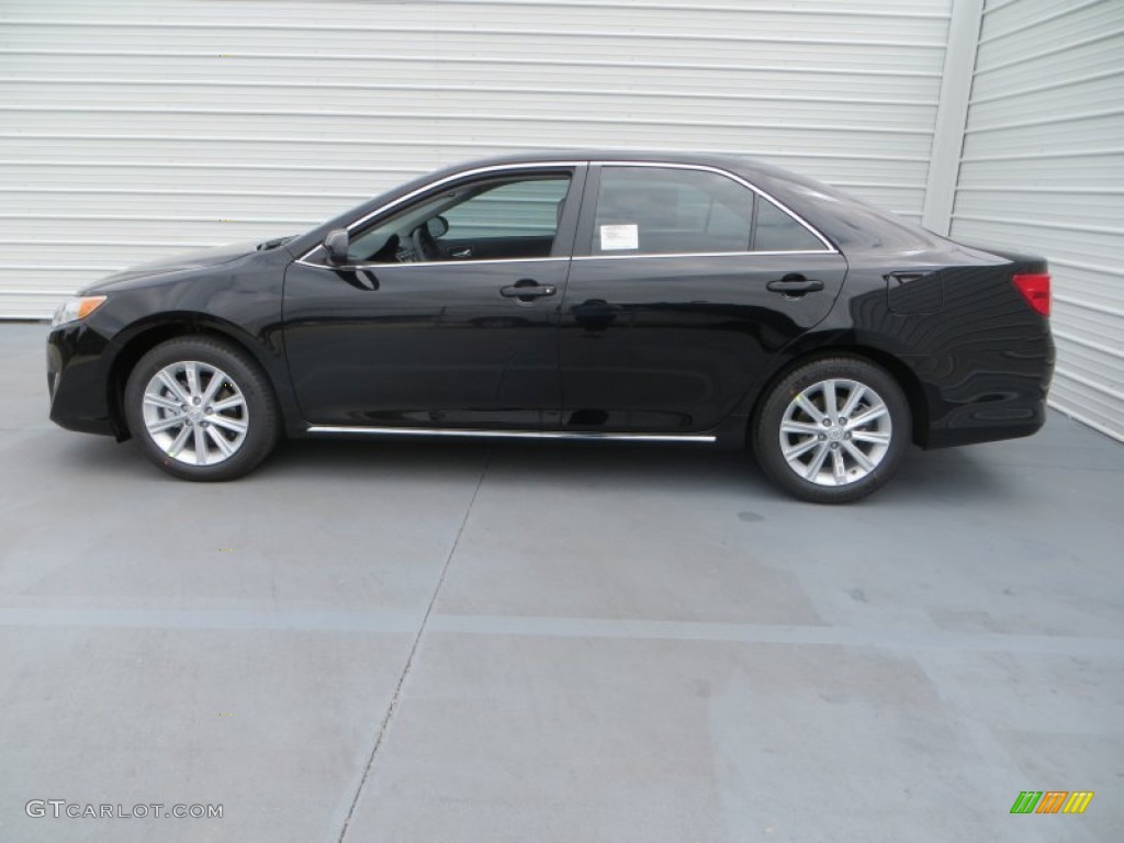 2013 Camry XLE - Attitude Black Metallic / Ash photo #8