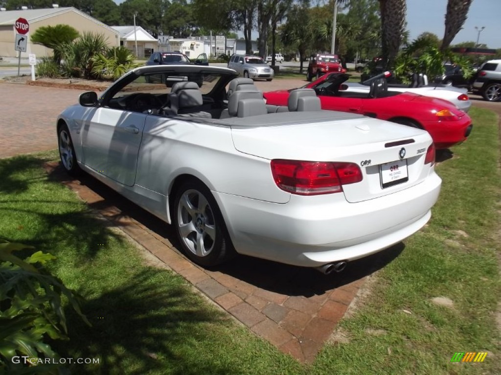 2010 3 Series 328i Convertible - Alpine White / Gray Dakota Leather photo #3