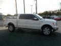 White Platinum Metallic Tri-Coat - F150 Lariat SuperCrew 4x4 Photo No. 9