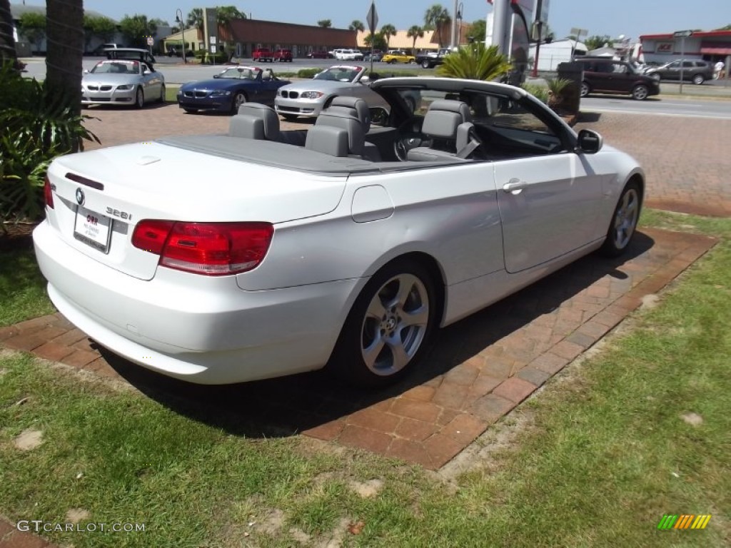 2010 3 Series 328i Convertible - Alpine White / Gray Dakota Leather photo #5