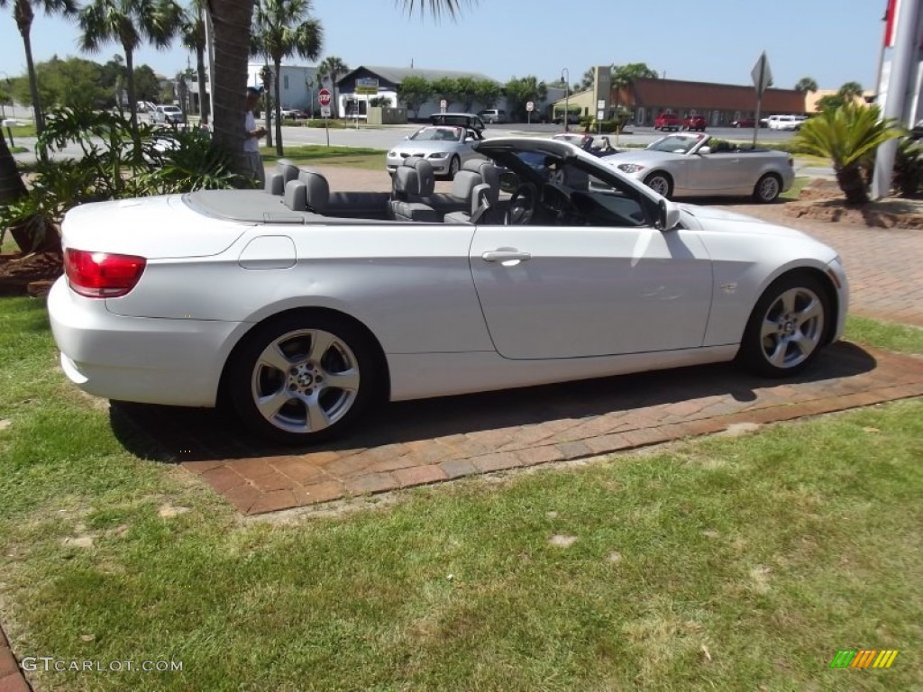 2010 3 Series 328i Convertible - Alpine White / Gray Dakota Leather photo #6