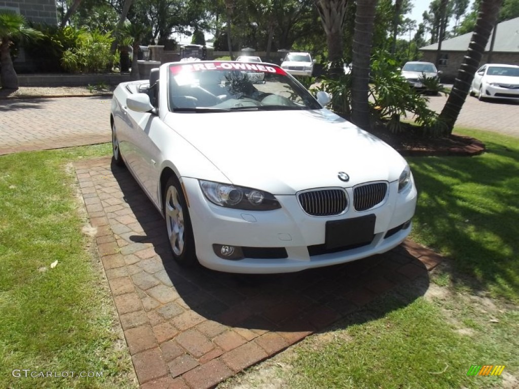 2010 3 Series 328i Convertible - Alpine White / Gray Dakota Leather photo #7