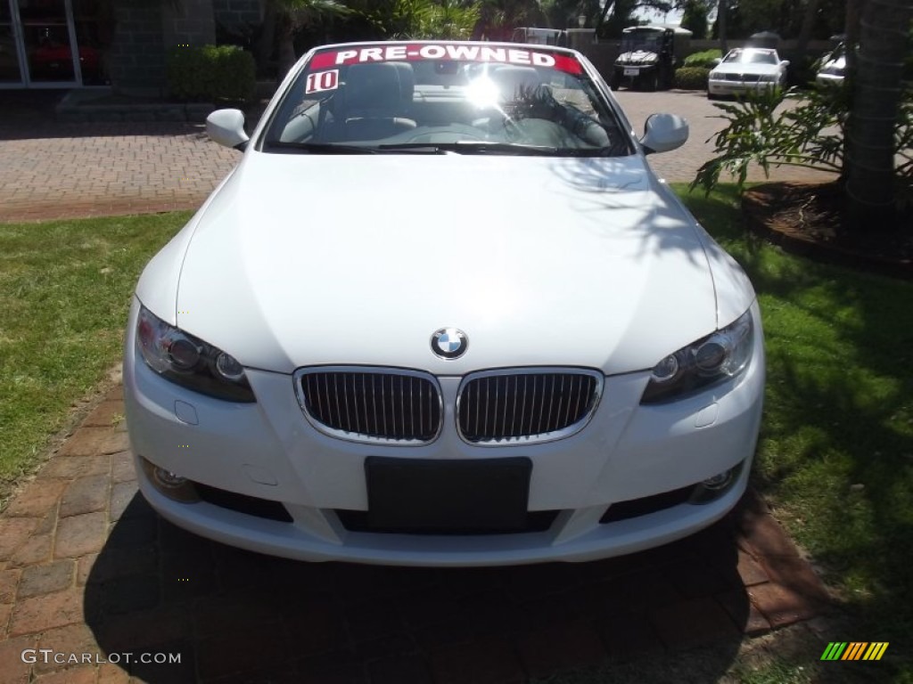 2010 3 Series 328i Convertible - Alpine White / Gray Dakota Leather photo #8