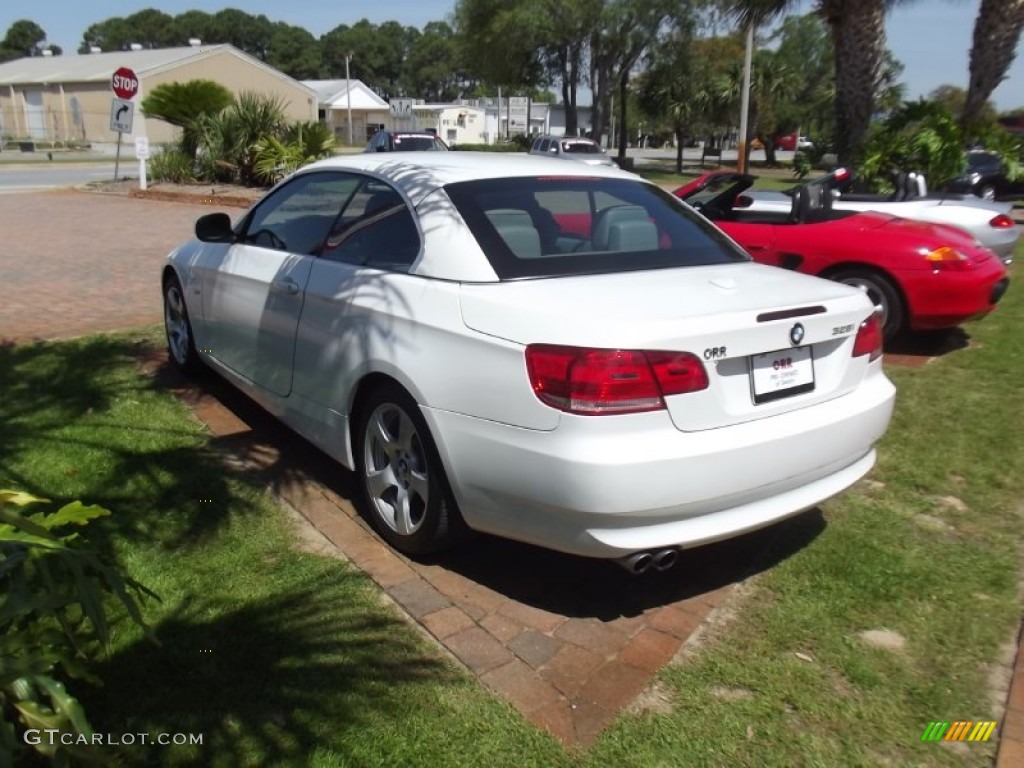 2010 3 Series 328i Convertible - Alpine White / Gray Dakota Leather photo #17