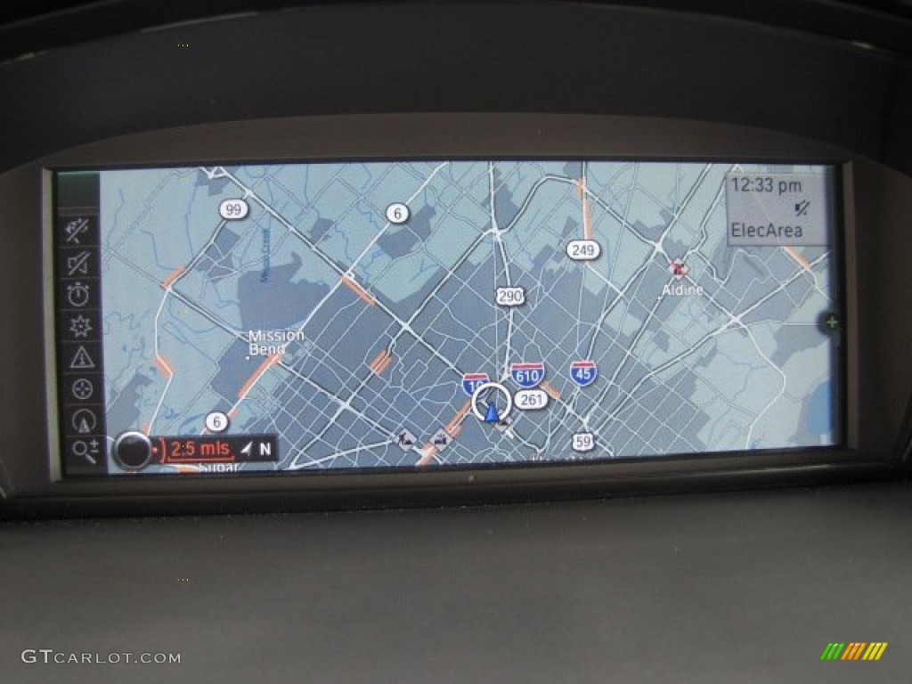 2010 BMW 5 Series 550i Sedan Navigation Photos