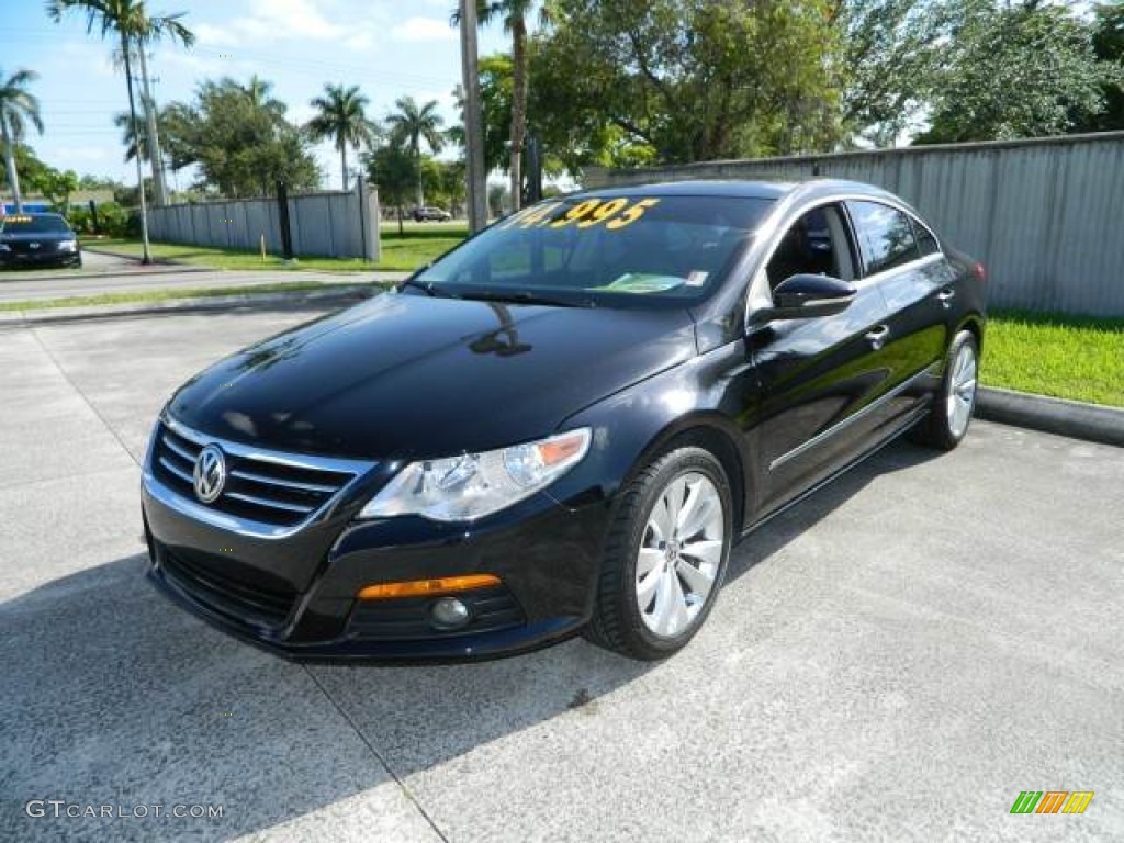 Deep Black 2009 Volkswagen CC Sport Exterior Photo #80306456