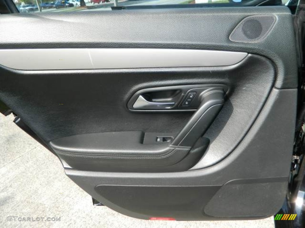 2009 Volkswagen CC Sport Black Door Panel Photo #80306579