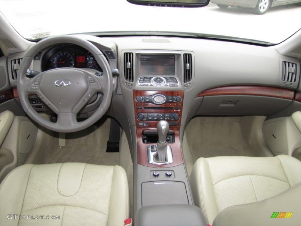 2009 Infiniti G 37 Sedan Wheat Dashboard Photo #80306779