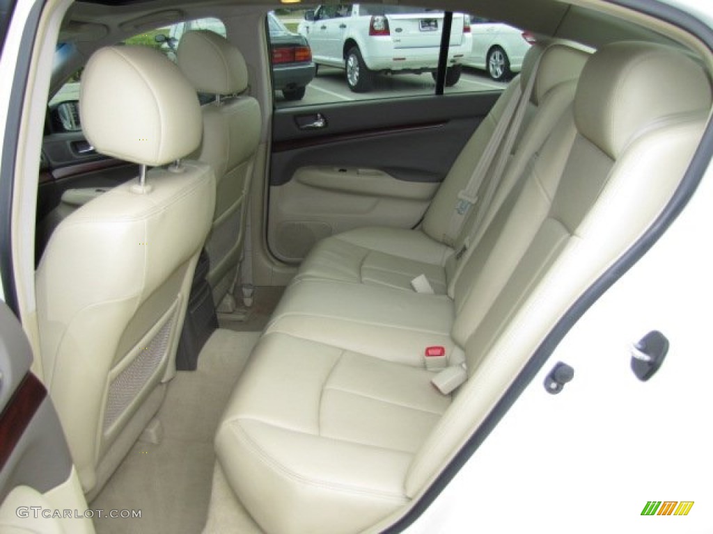 2009 Infiniti G 37 Sedan Rear Seat Photo #80306797