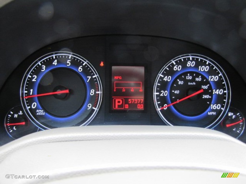 2009 Infiniti G 37 Sedan Gauges Photo #80307029