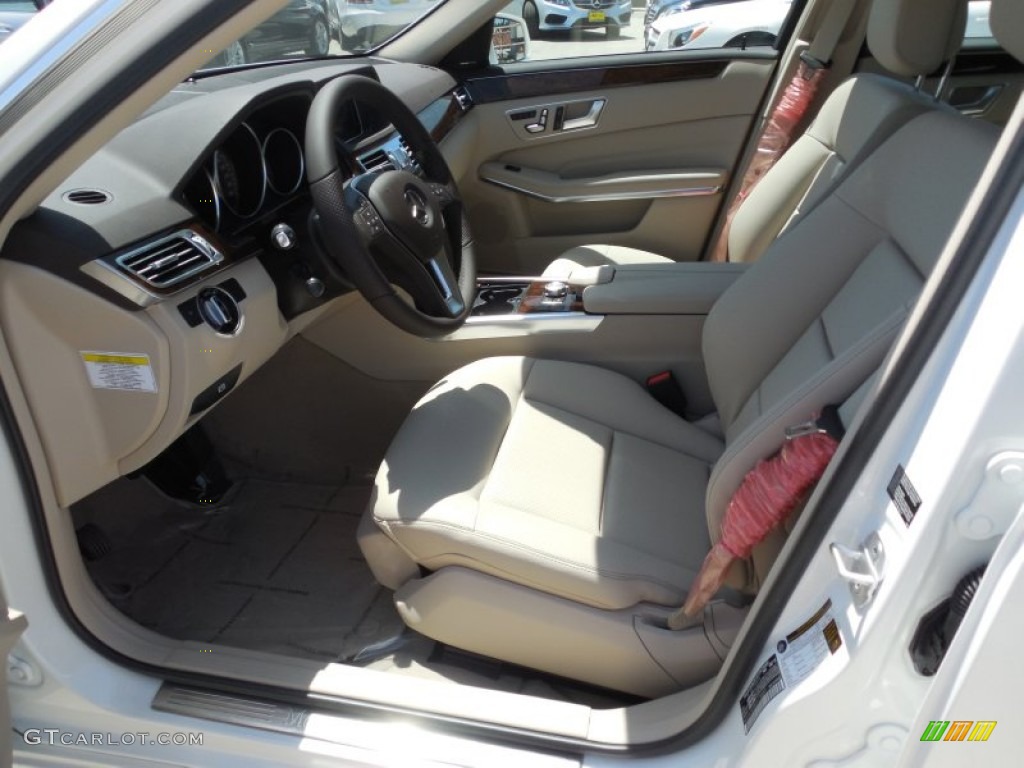 2014 E 350 Sedan - Diamond White Metallic / Silk Beige/Espresso Brown photo #7