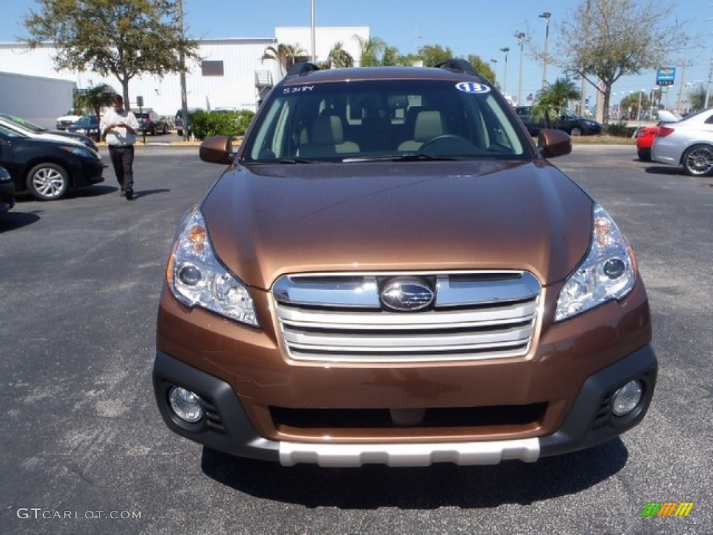 2013 Outback 2.5i Limited - Caramel Bronze Pearl / Warm Ivory Leather photo #2