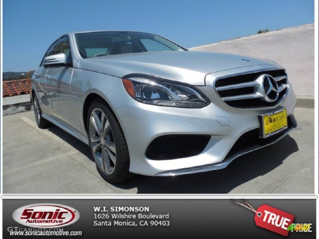 2014 E 350 Sport Sedan - Iridium Silver Metallic / Gray/Dark Gray photo #1