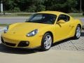 2011 Speed Yellow Porsche Cayman   photo #3
