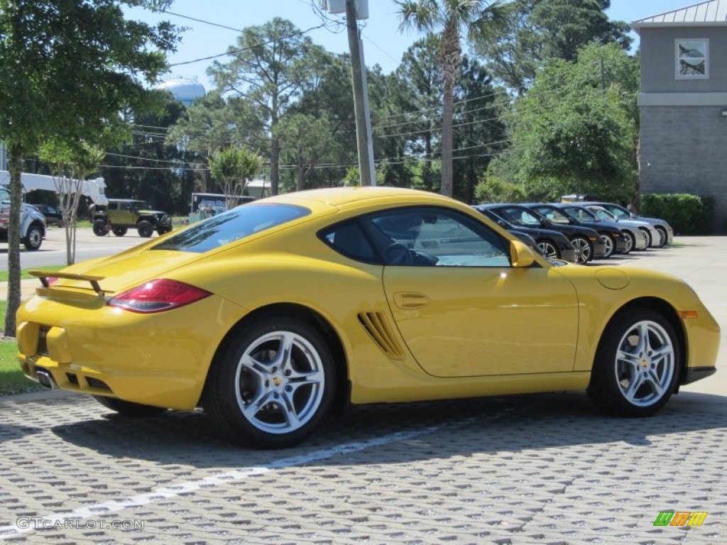 2011 Cayman  - Speed Yellow / Stone Grey photo #5