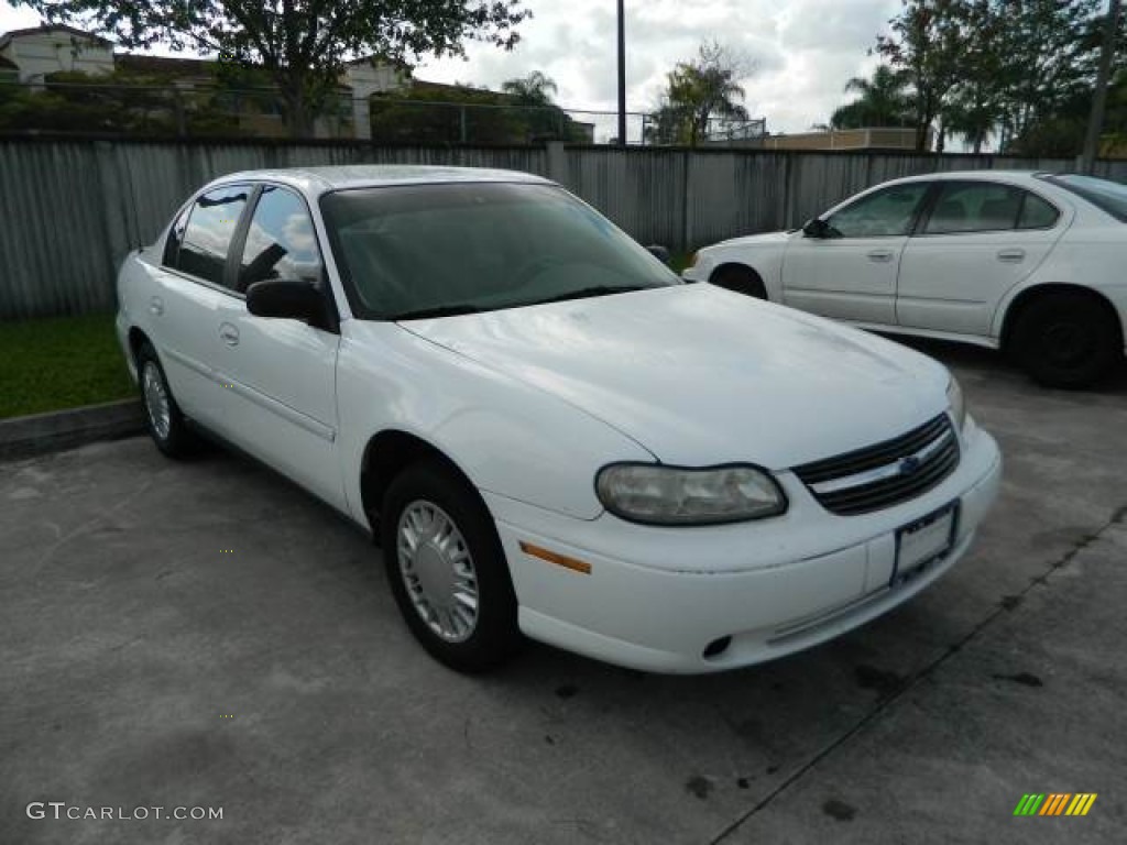 Bright White 2002 Chevrolet Malibu Sedan Exterior Photo #80309255