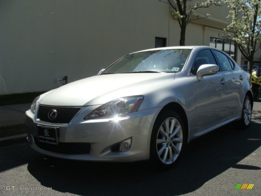 2010 IS 250 AWD - Tungsten Silver Pearl / Black photo #1