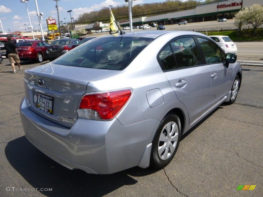 2012 Impreza 2.0i 4 Door - Ice Silver Metallic / Black photo #5