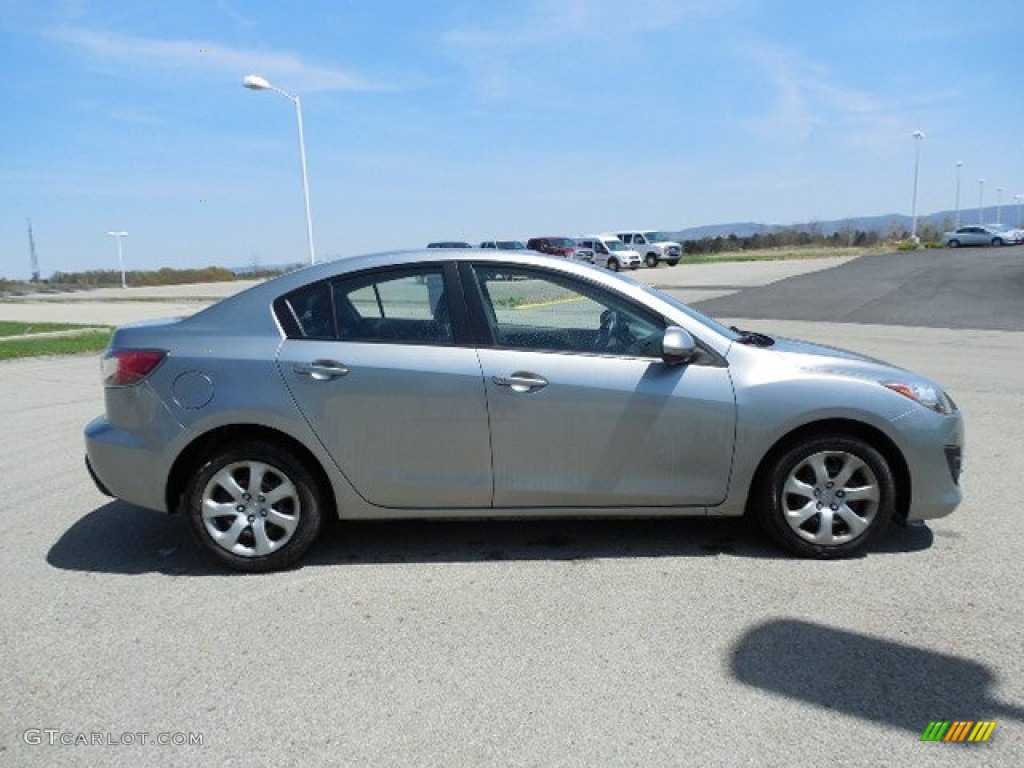 Liquid Silver Metallic 2010 Mazda MAZDA3 i Sport 4 Door Exterior Photo #80309998