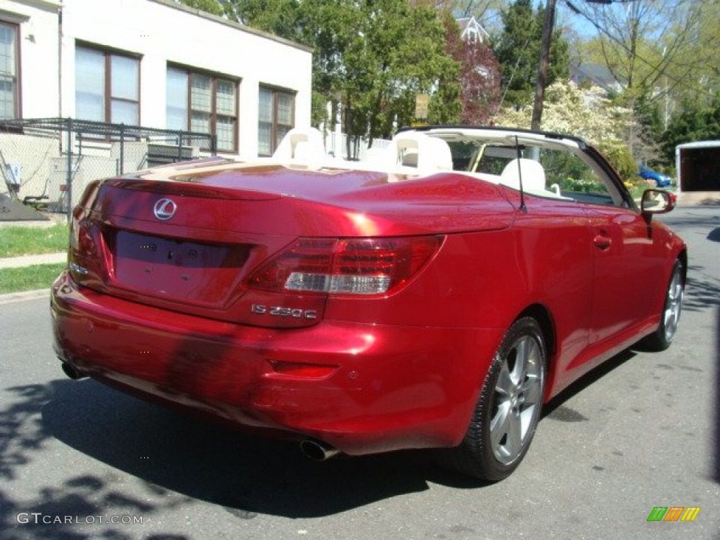 Matador Red Mica 2010 Lexus IS 250C Convertible Exterior Photo #80310200