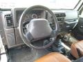 2002 Jeep Wrangler Apex Cognac Ultra-Hide Interior Dashboard Photo