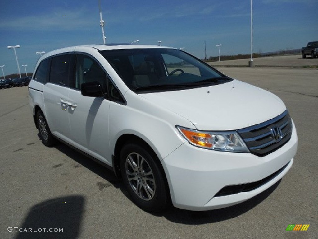Taffeta White 2013 Honda Odyssey EX-L Exterior Photo #80310419