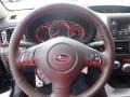 2013 Subaru Impreza WRX Carbon Black Interior Steering Wheel Photo