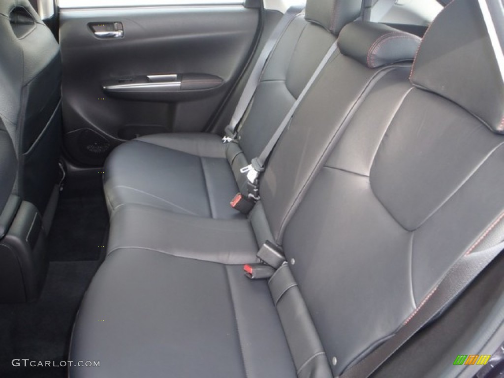 2013 Subaru Impreza WRX Limited 5 Door Rear Seat Photo #80310833