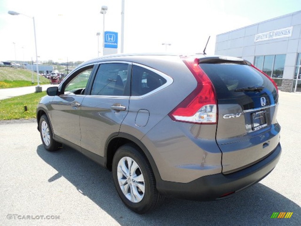 2013 CR-V EX-L AWD - Urban Titanium Metallic / Black photo #17