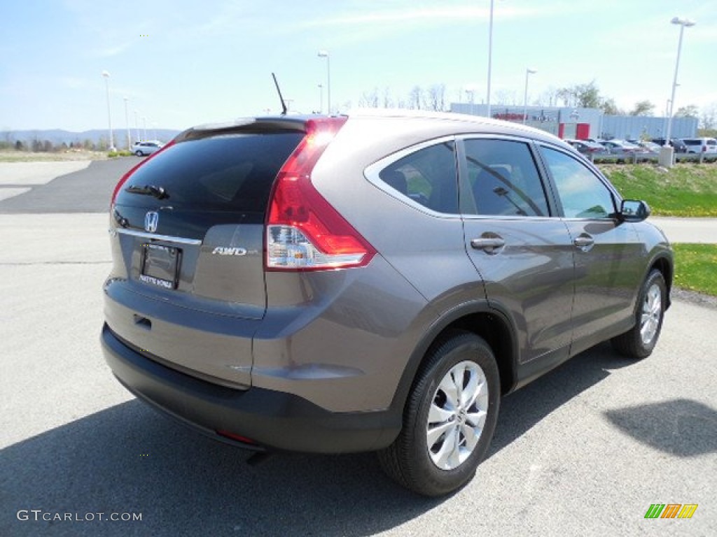 2013 CR-V EX-L AWD - Urban Titanium Metallic / Black photo #18