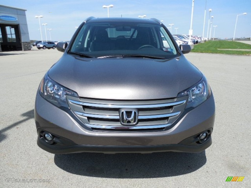 2013 CR-V EX-L AWD - Urban Titanium Metallic / Black photo #19