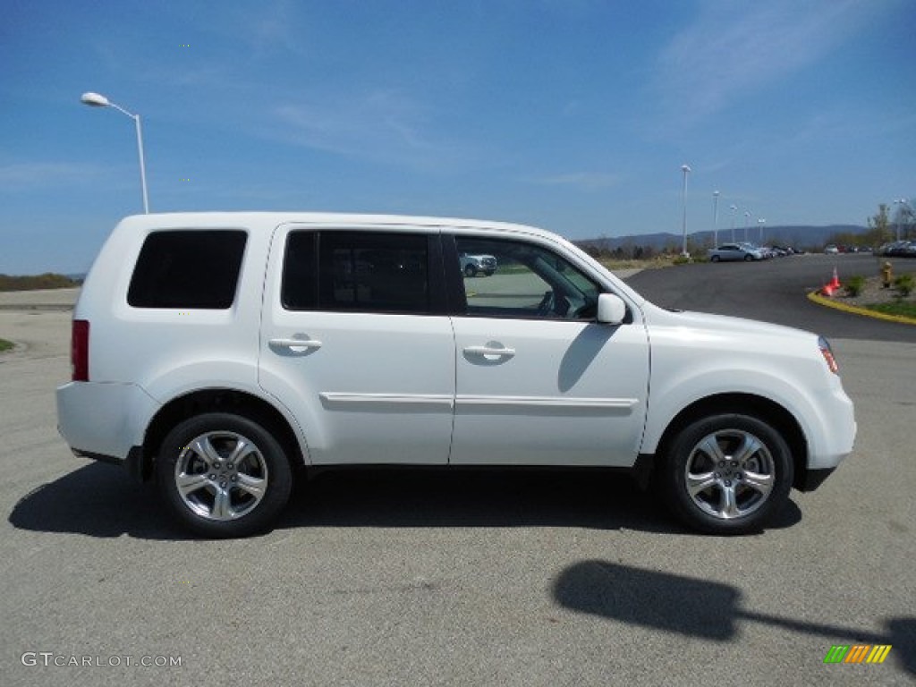 2013 Pilot EX-L 4WD - Taffeta White / Gray photo #4