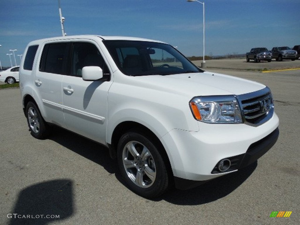 Taffeta White 2013 Honda Pilot EX-L 4WD Exterior Photo #80311633