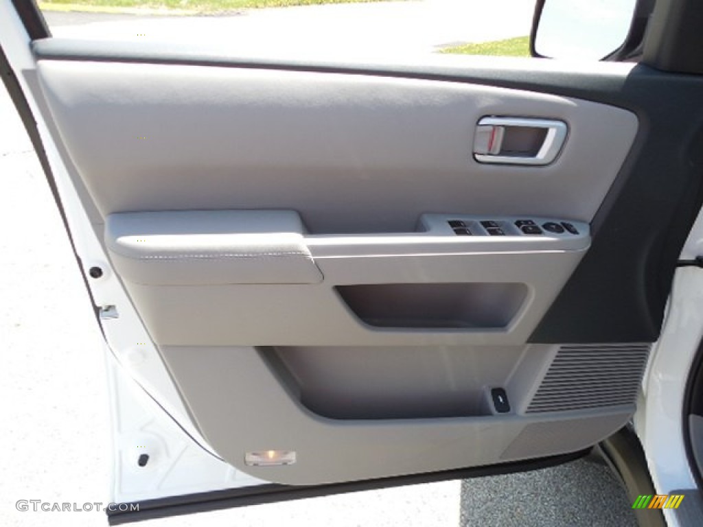 2013 Pilot EX-L 4WD - Taffeta White / Gray photo #6