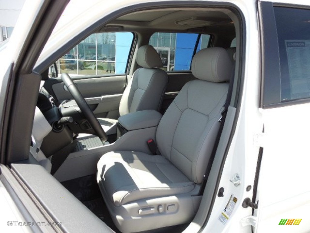 2013 Pilot EX-L 4WD - Taffeta White / Gray photo #7