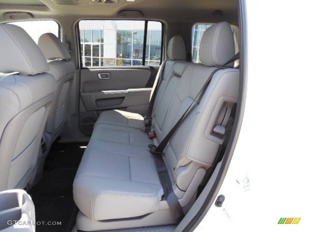 2013 Pilot EX-L 4WD - Taffeta White / Gray photo #8