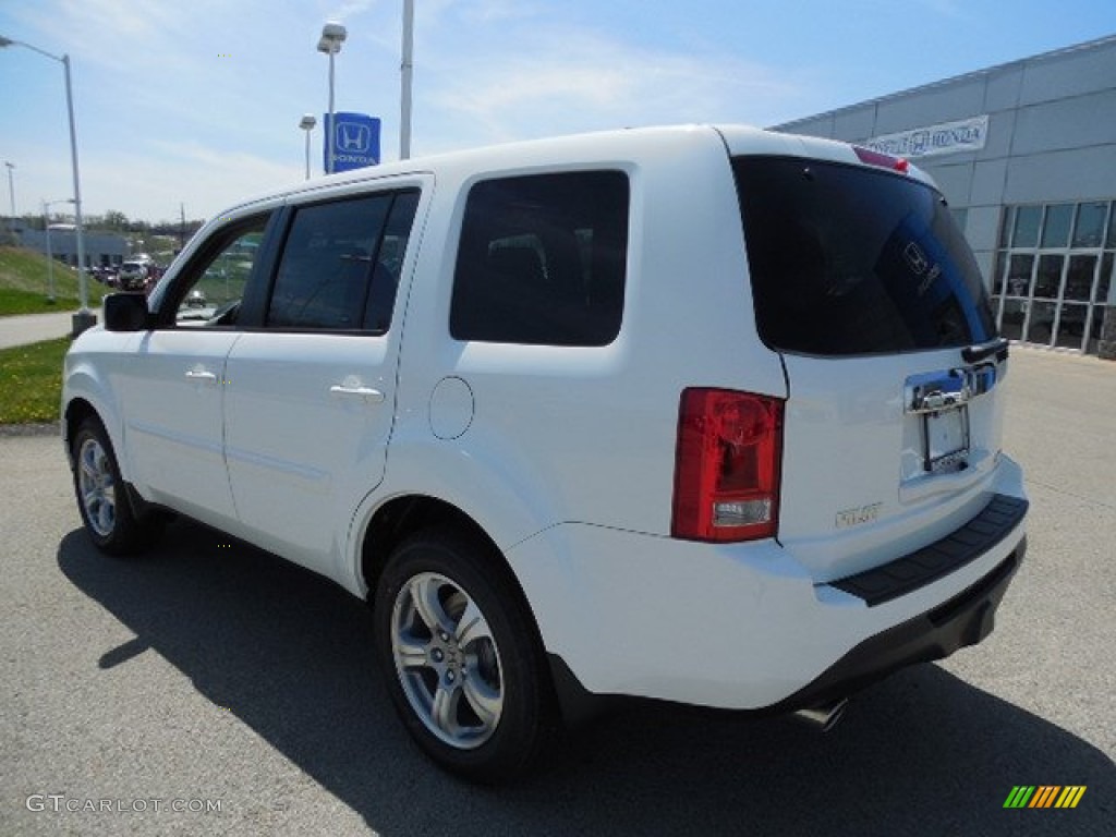 2013 Pilot EX-L 4WD - Taffeta White / Gray photo #17
