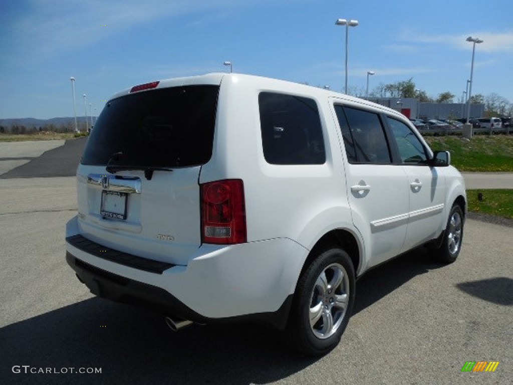 2013 Pilot EX-L 4WD - Taffeta White / Gray photo #18
