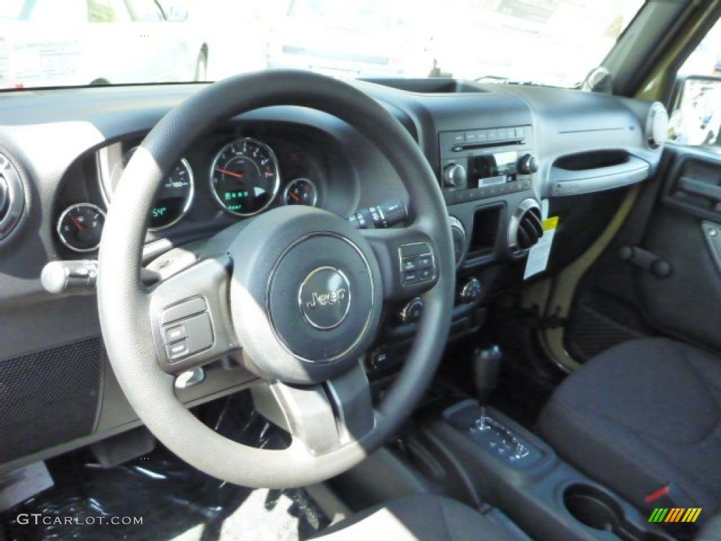 2013 Wrangler Sport 4x4 - Commando Green / Black photo #13