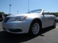 2012 Bright Silver Metallic Chrysler 200 Touring Convertible  photo #3