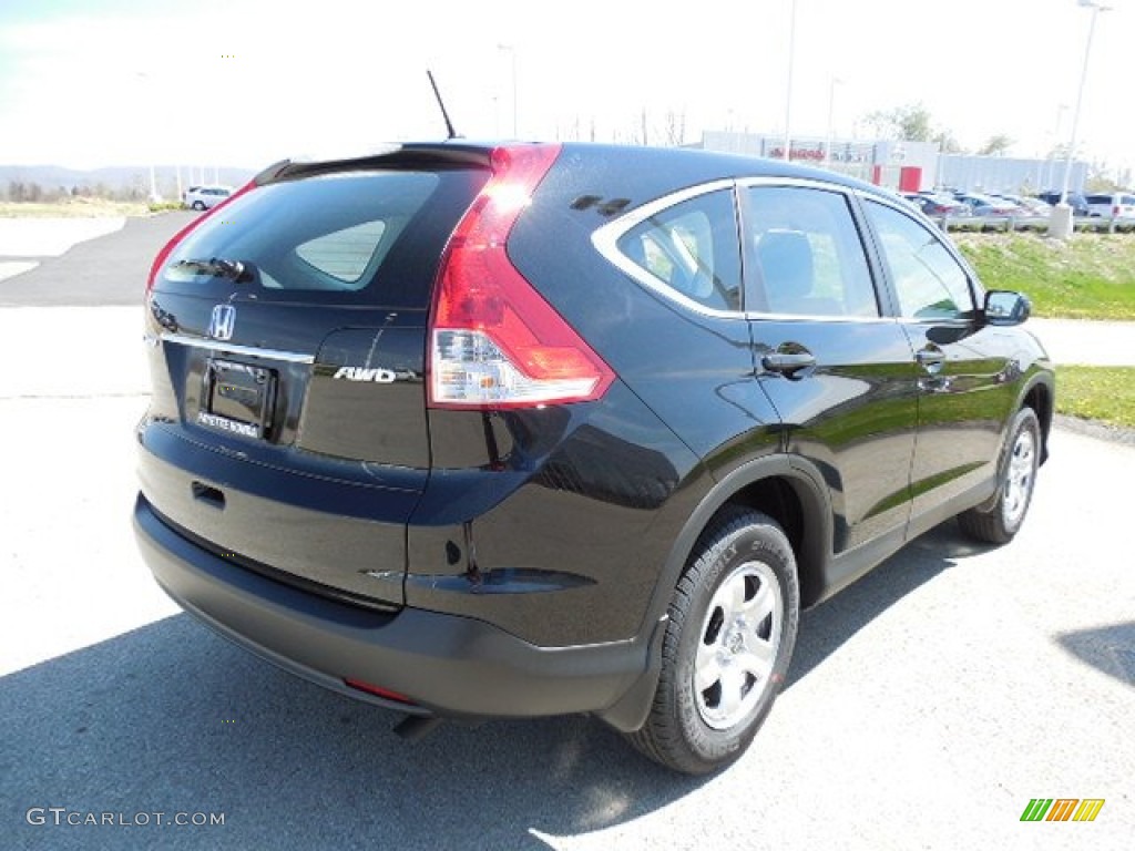 2013 CR-V LX AWD - Crystal Black Pearl / Black photo #17