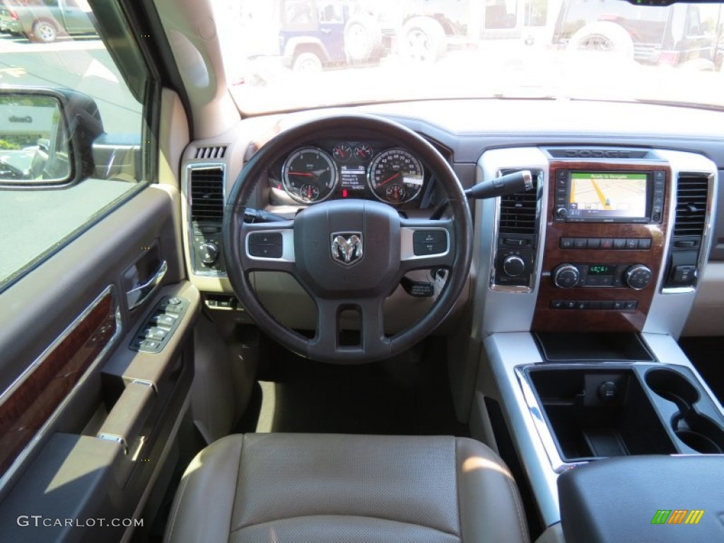 2011 Ram 2500 HD Laramie Mega Cab 4x4 - Rugged Brown Pearl / Light Pebble Beige/Bark Brown photo #23