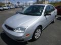 CD Silver Metallic 2007 Ford Focus ZX4 SE Sedan Exterior