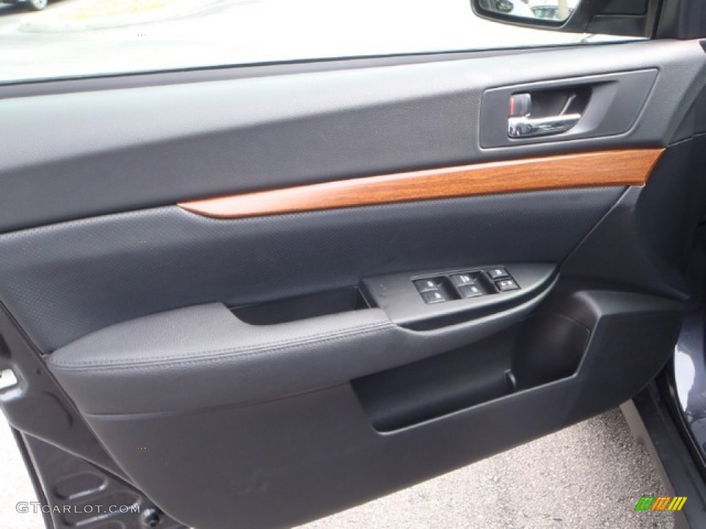 2013 Subaru Outback 2.5i Limited Black Door Panel Photo #80314356