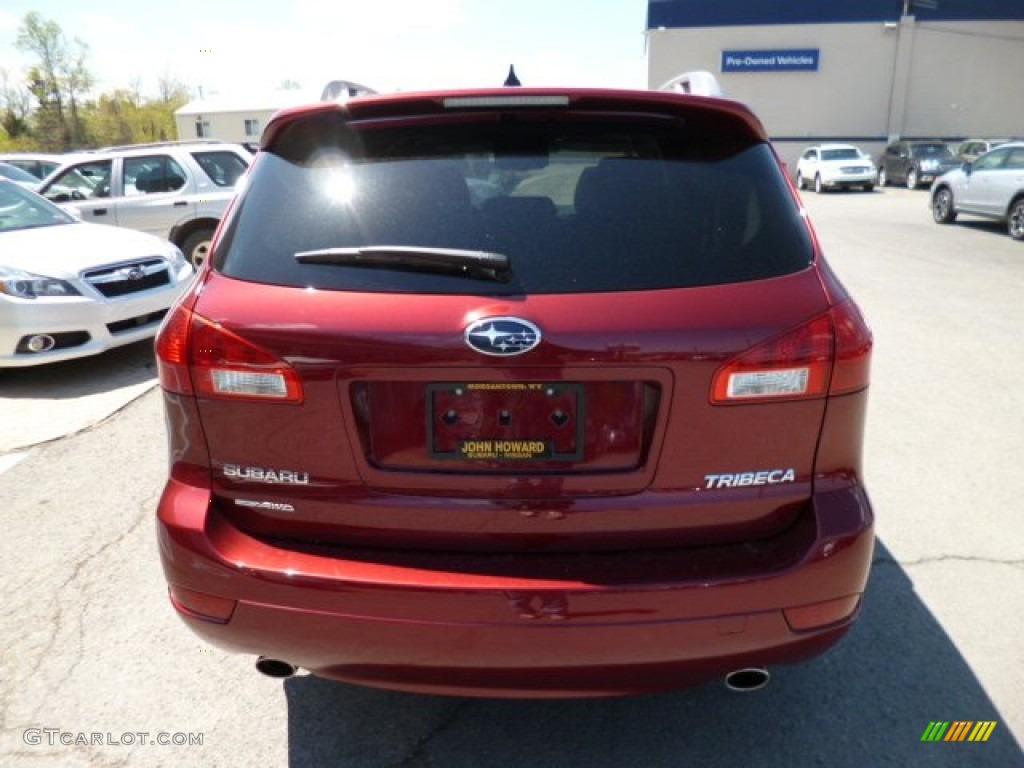 2012 Tribeca 3.6R Limited - Ruby Red Pearl / Slate Gray photo #9