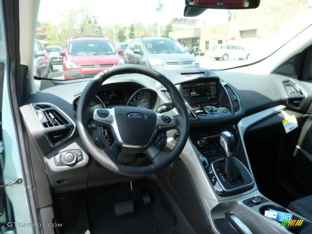 2013 Escape SEL 2.0L EcoBoost 4WD - Frosted Glass Metallic / Charcoal Black photo #10