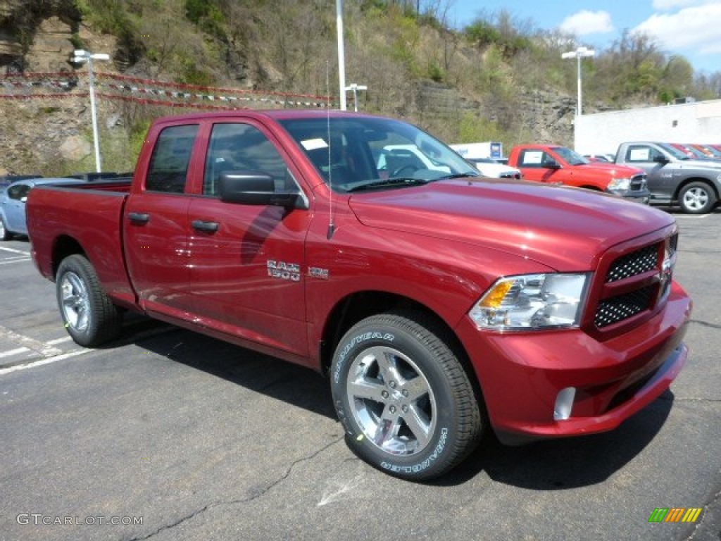 Deep Cherry Red Pearl 2013 Ram 1500 Express Quad Cab 4x4 Exterior Photo #80314927