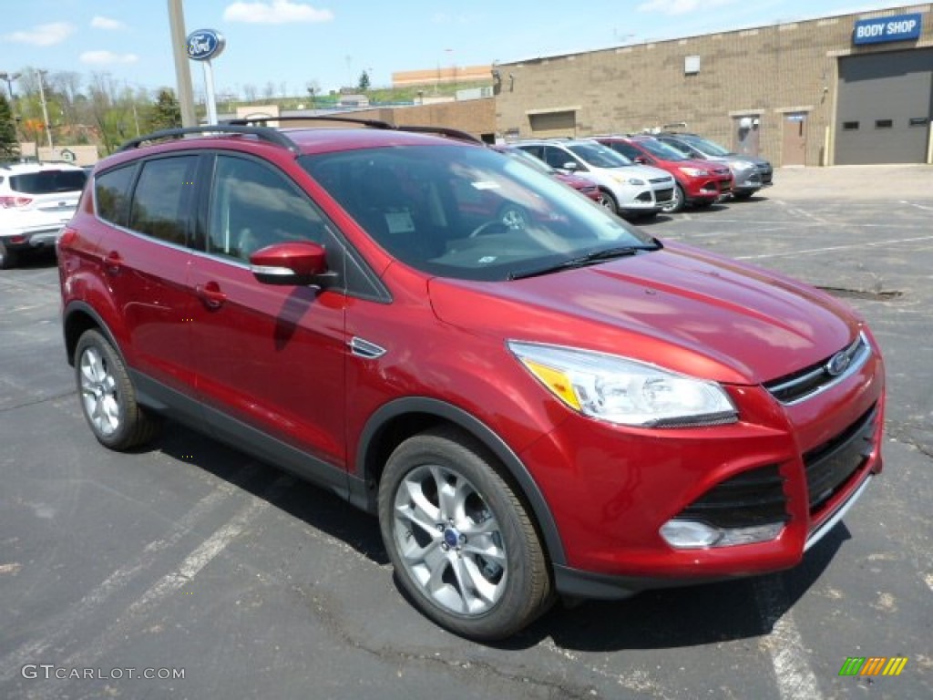 2013 Escape SEL 2.0L EcoBoost 4WD - Ruby Red Metallic / Charcoal Black photo #1
