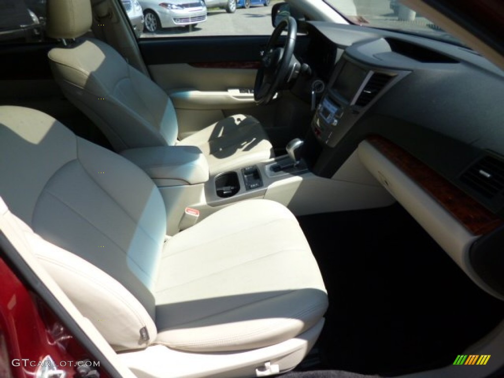2011 Outback 2.5i Limited Wagon - Ruby Red Pearl / Warm Ivory photo #9