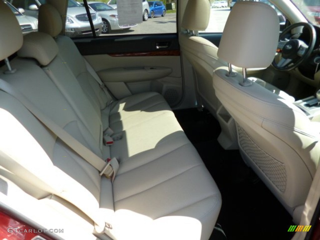 2011 Outback 2.5i Limited Wagon - Ruby Red Pearl / Warm Ivory photo #11
